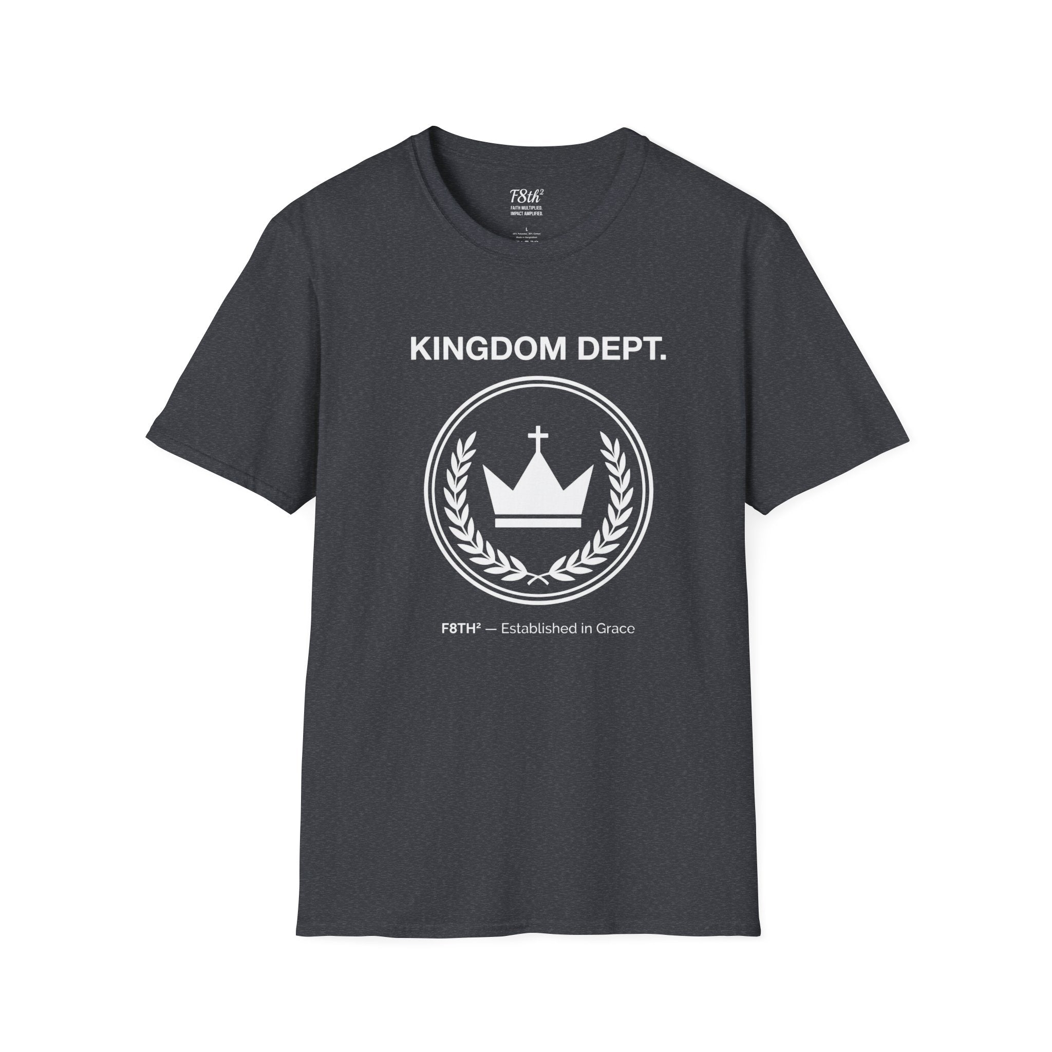 Kingdom Dept. Crown T-Shirt — Christian Faith Graphic Tee