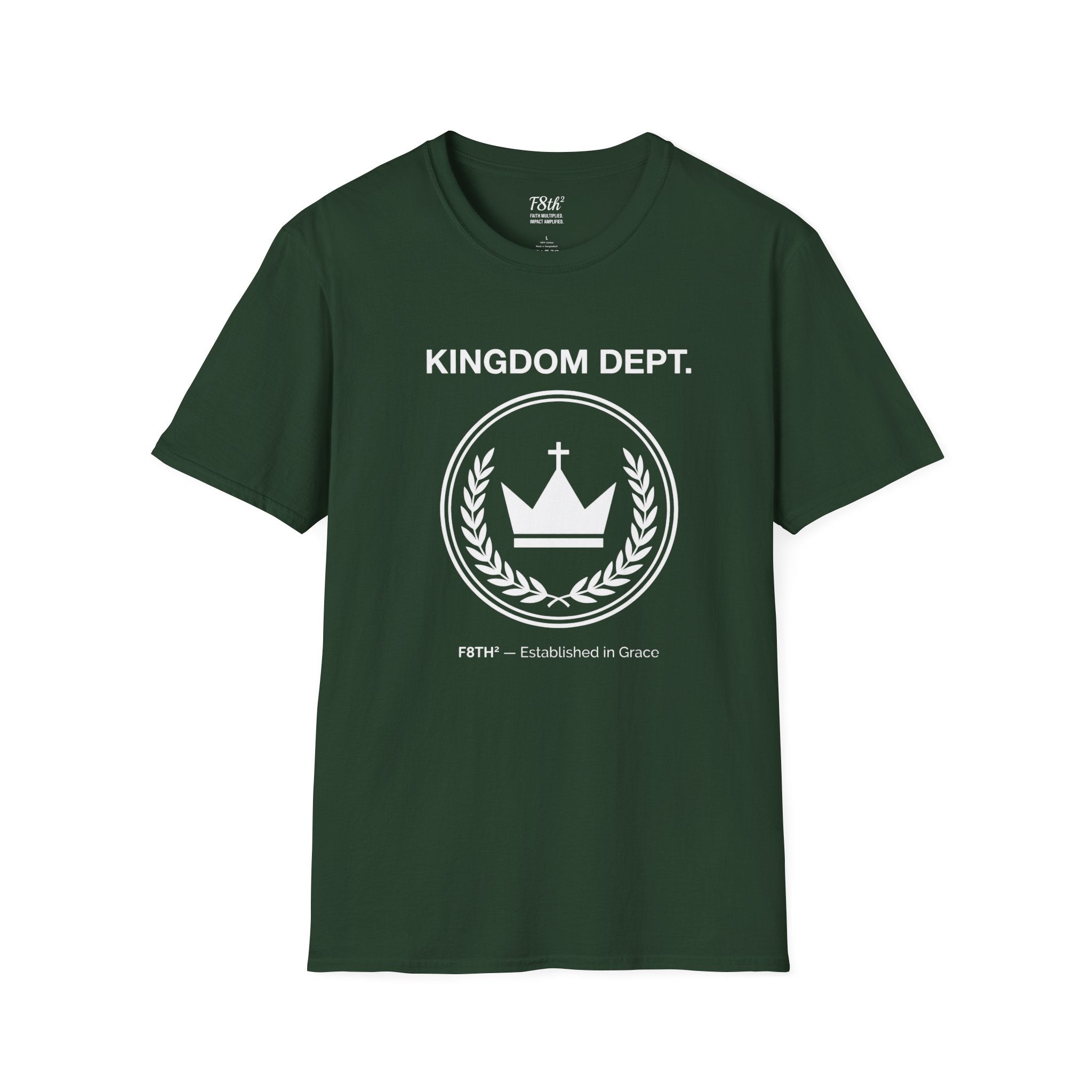 Kingdom Dept. Crown T-Shirt — Christian Faith Graphic Tee
