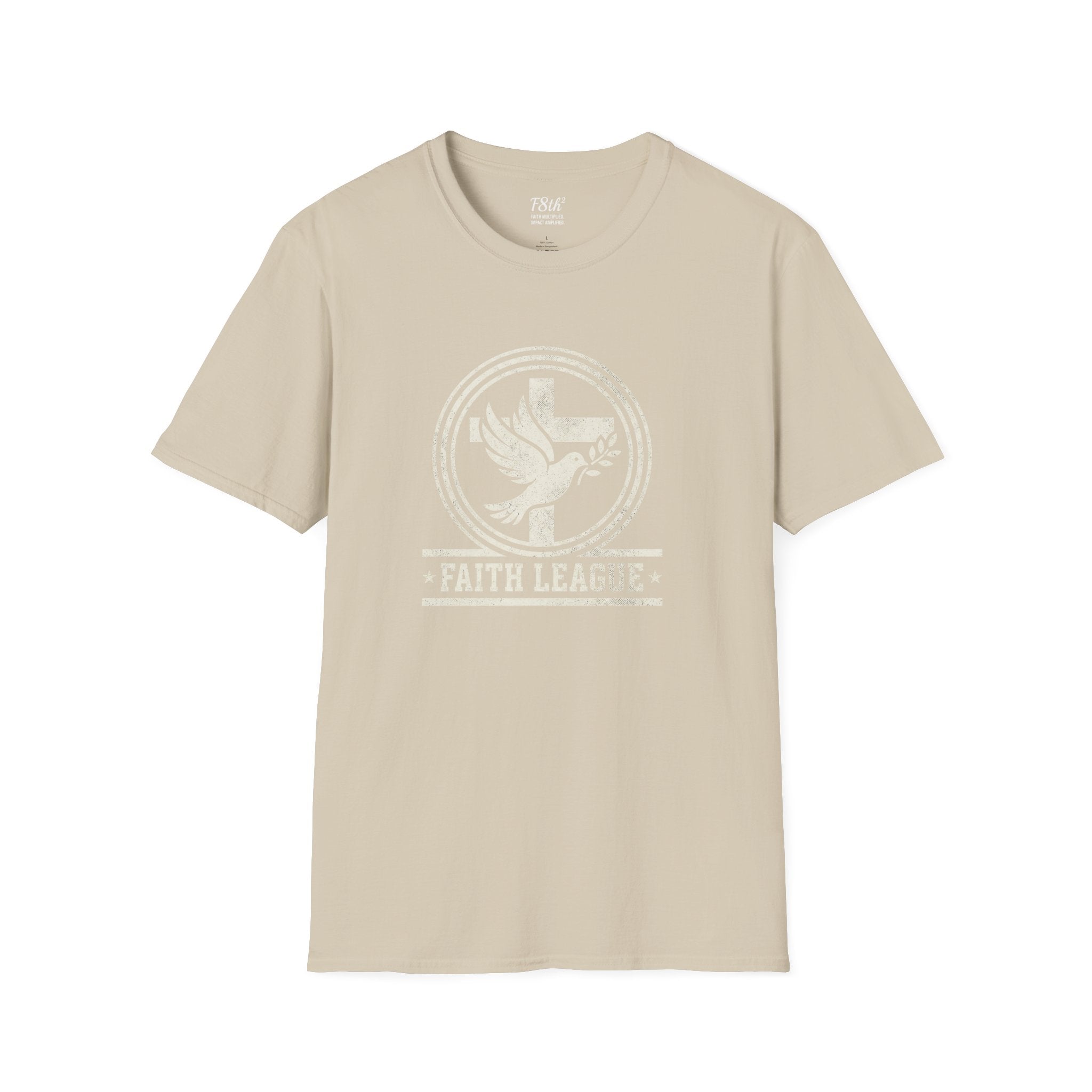 Faith League T-Shirt — Dove & Cross Christian Graphic Tee