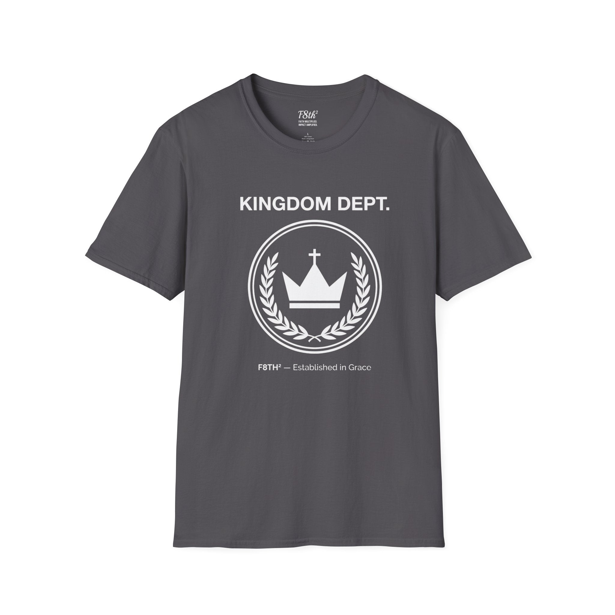 Kingdom Dept. Crown T-Shirt — Christian Faith Graphic Tee